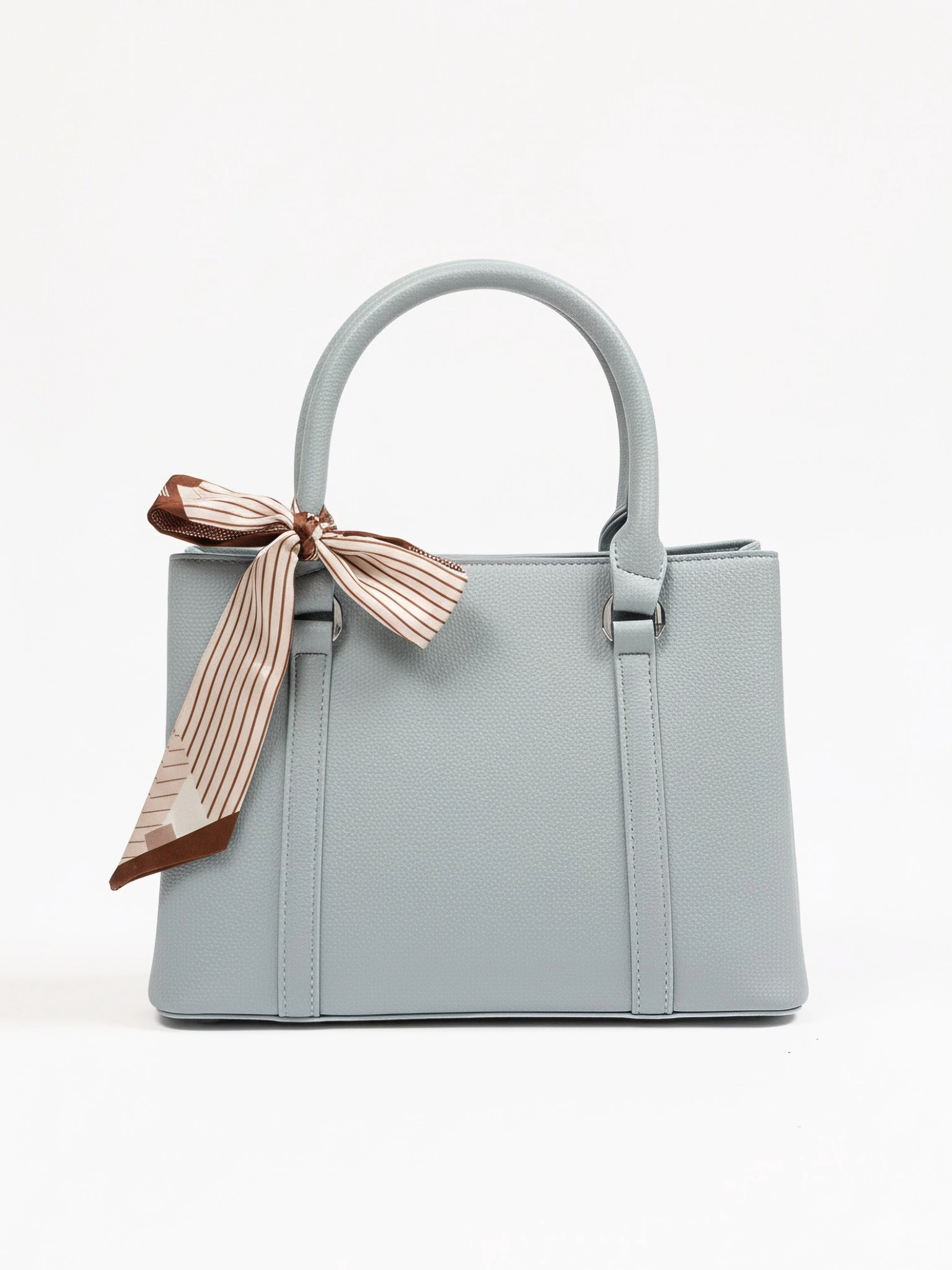 Сумка-тоут с декоративным платком в ассортименте